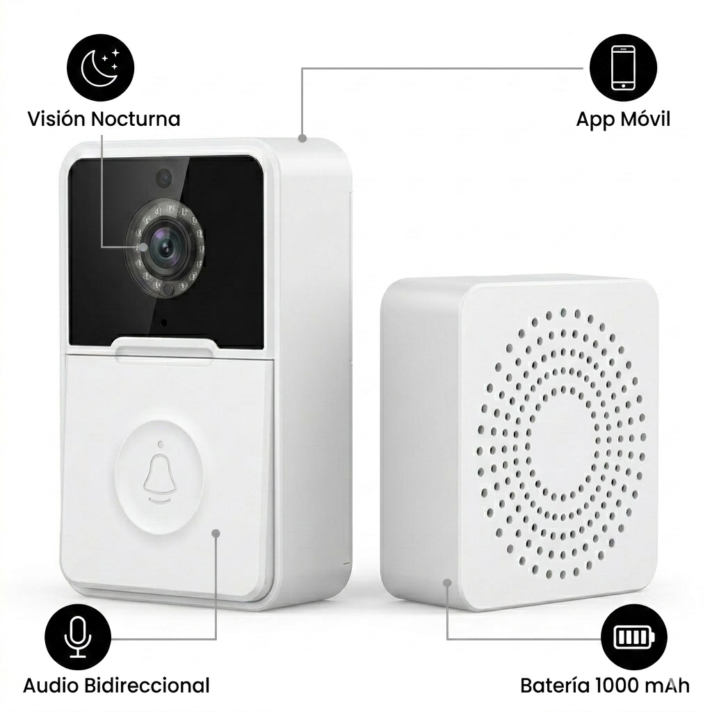 SmartBell Pro – Timbre Inteligente con Cámara WiFi
